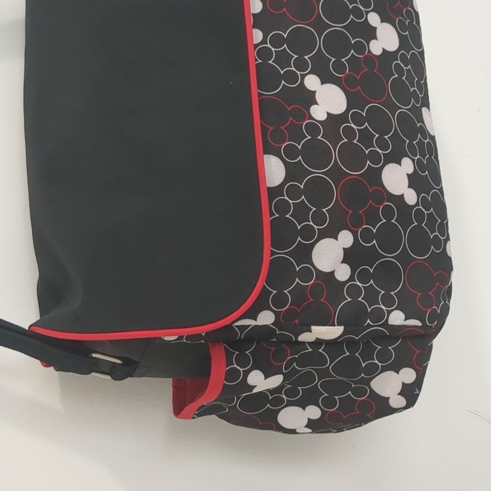 Vintage Mickey Mouse Duffel Bag Red/Black - Picture 4 of 8